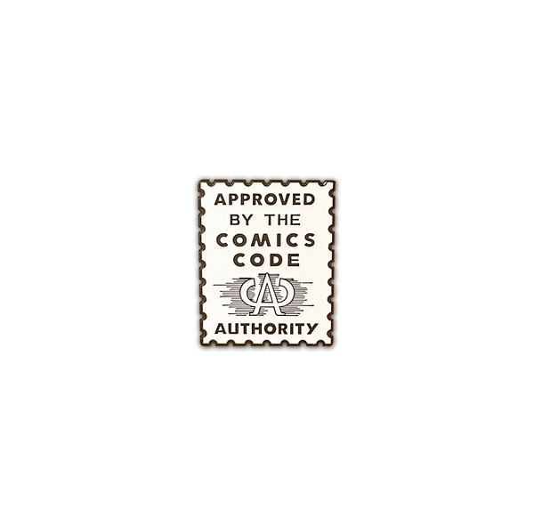 Comics Code Authority Enamel Pin